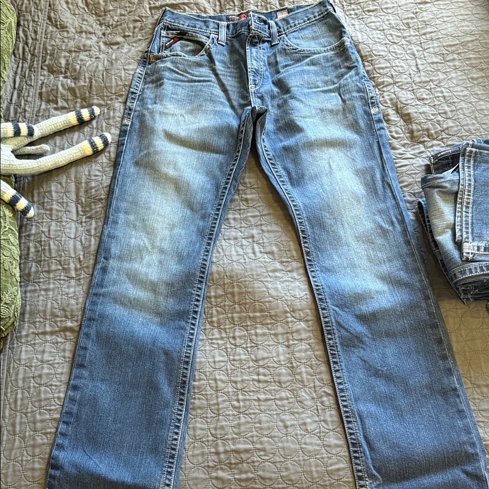 Ariat Light Blue Straight Men's Jeans